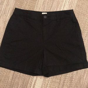 A new day. Black shorts